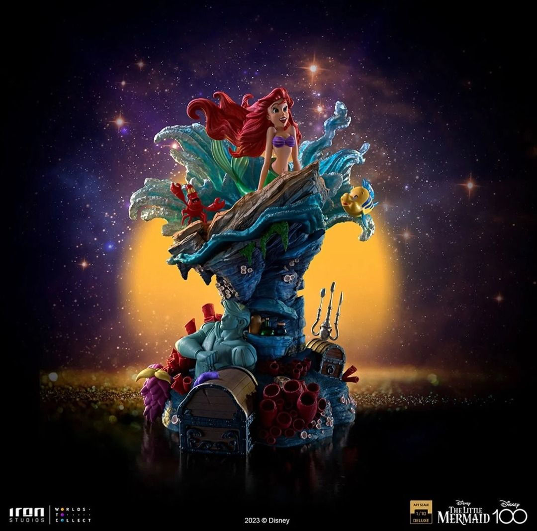 Iron Studios Little Mermaid Deluxe - Disney 100th - Art Scale 1/10 Statue 1