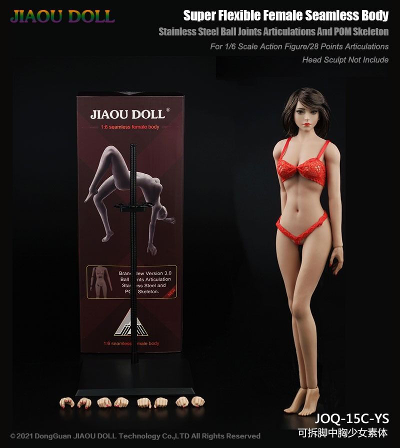 JIAOU JOQ-15C 1/6 Female Seamless Medium Bust Body 1
