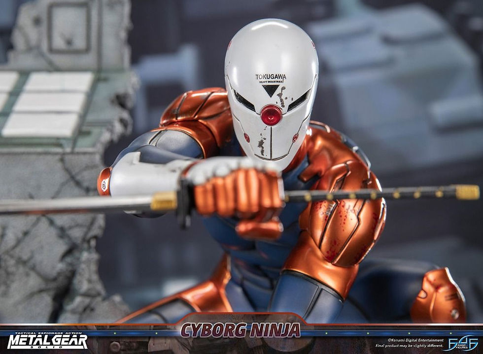 Thumbnail: First 4 Figures F4F Metal Gear Solid - Cyborg Ninja (Gray Fox) 7