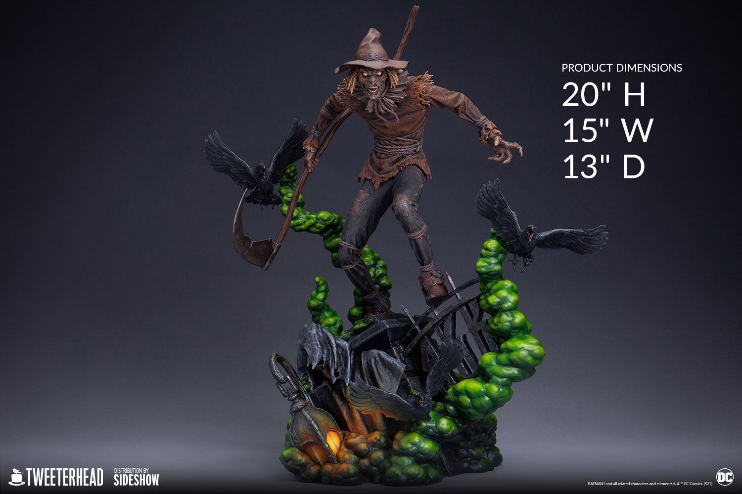 Sideshow Scarecrow Maquette by Tweeterhead