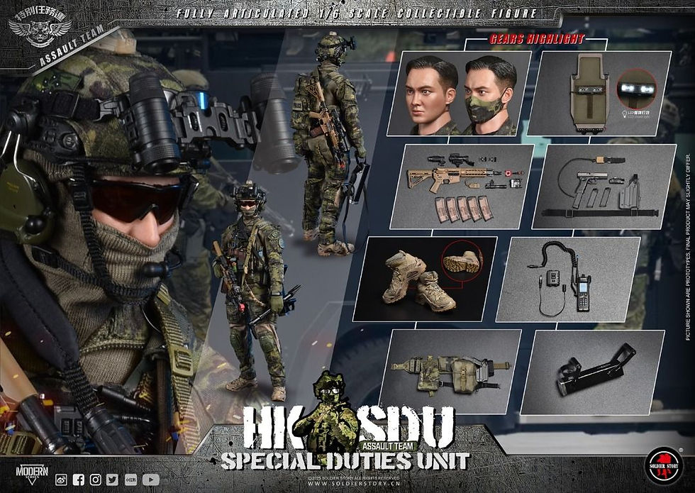 Thumbnail: SOLDIER STORY SS143 HK SDU Assault Team Special Duties Unit 9