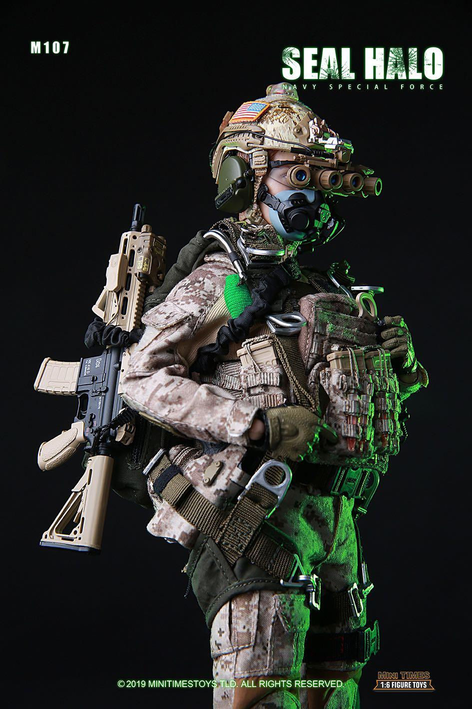 Thumbnail: MINITIMES MT-M017 Navy Special Force Seal Halo 1/6 Figure - REORDER
