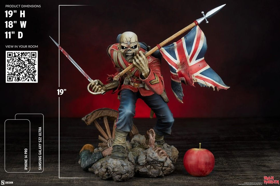 Thumbnail: Sideshow 300845 Iron Maiden: The Trooper Eddie Premium Format Figure 4