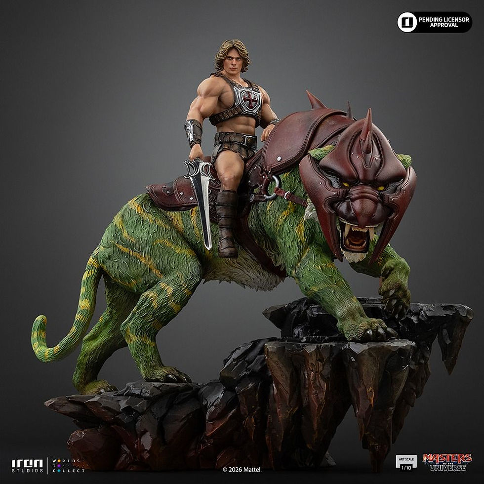 Iron Studios He-Man and Battle Cat - Masters of the Universe Movie