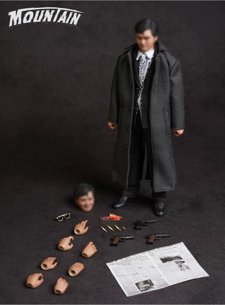Thumbnail: Mountain Studio MTS003 Brother Mark 1/12 Figure (Black Trench Coat) 9