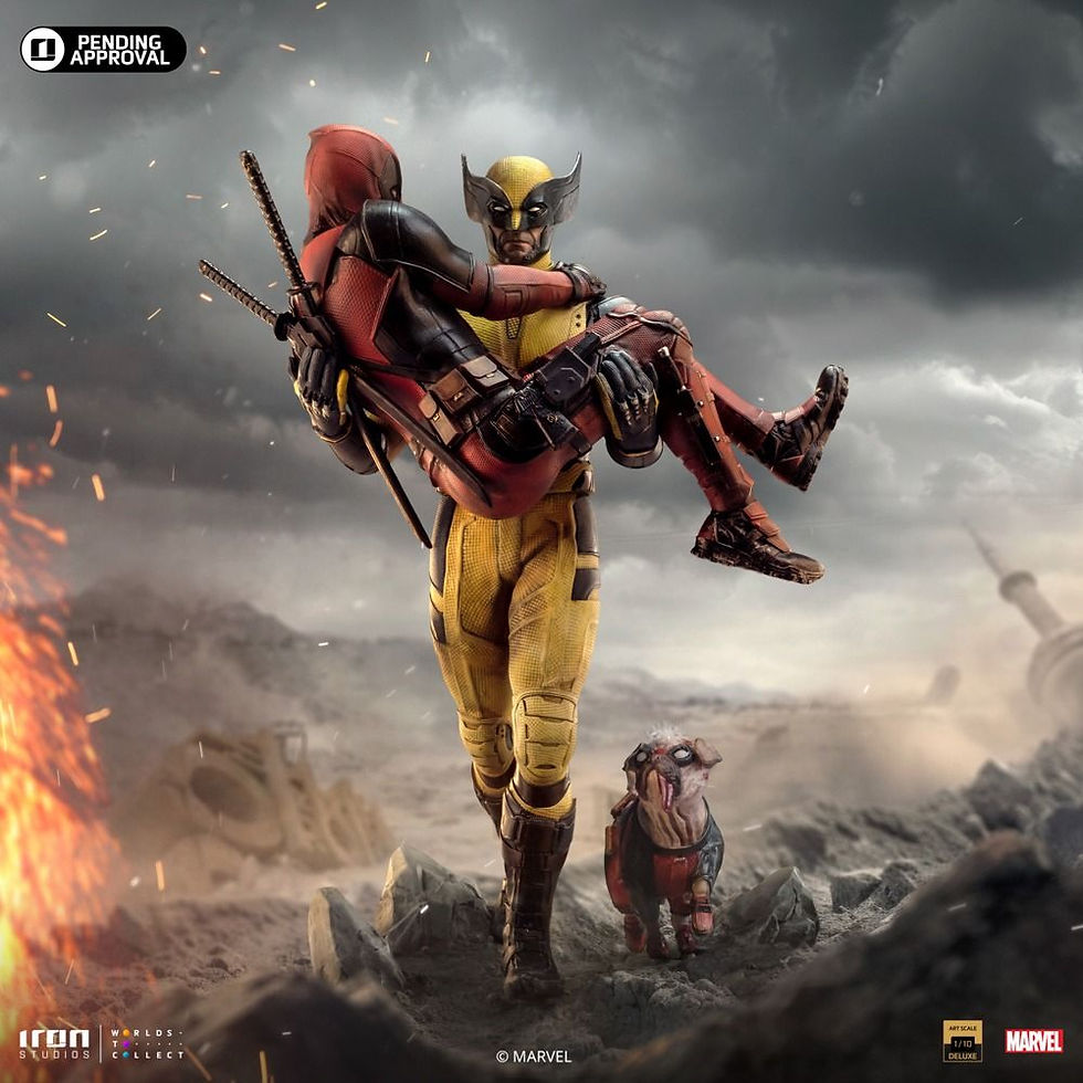 Iron Studios Deadpool and Wolverine Deluxe Art Scale 1/10 Statue 1