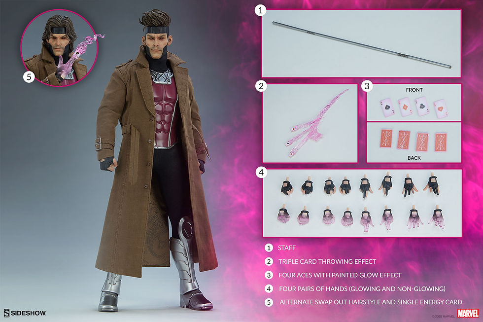 Thumbnail: Sideshow Gambit Deluxe Sixth Scale Figure