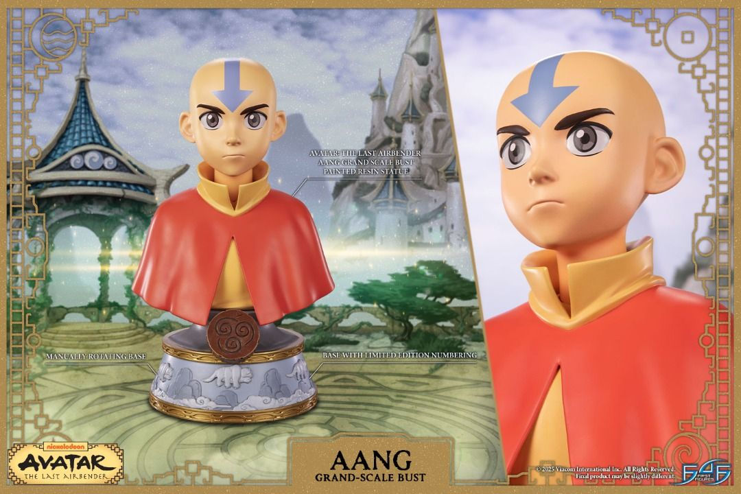 First 4 Figures F4F Aang Grand Scale Bust - Avatar: The Last Airbender