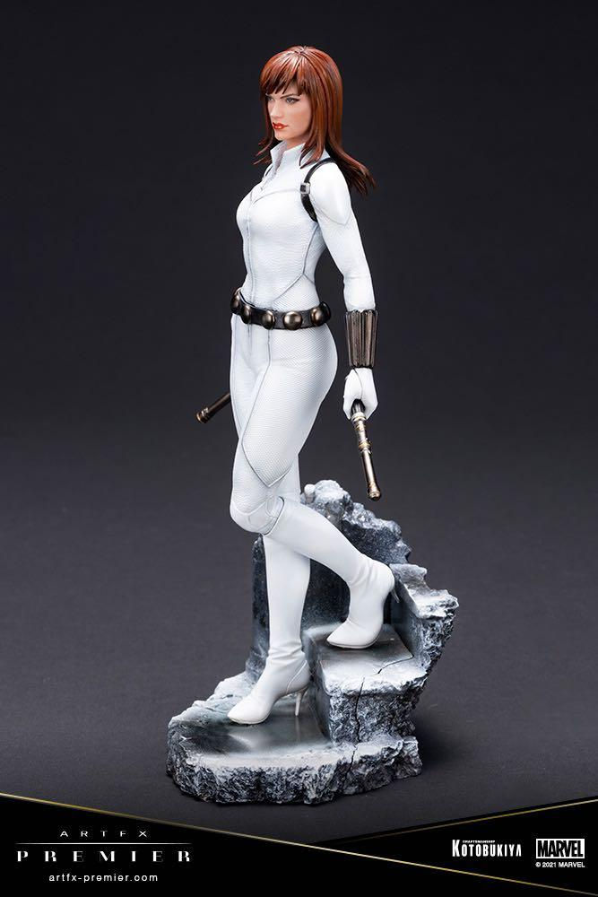 Thumbnail: Kotobukiya ARTFX Premier Black Widow White Costume Limited Edition 1/10 Statue
