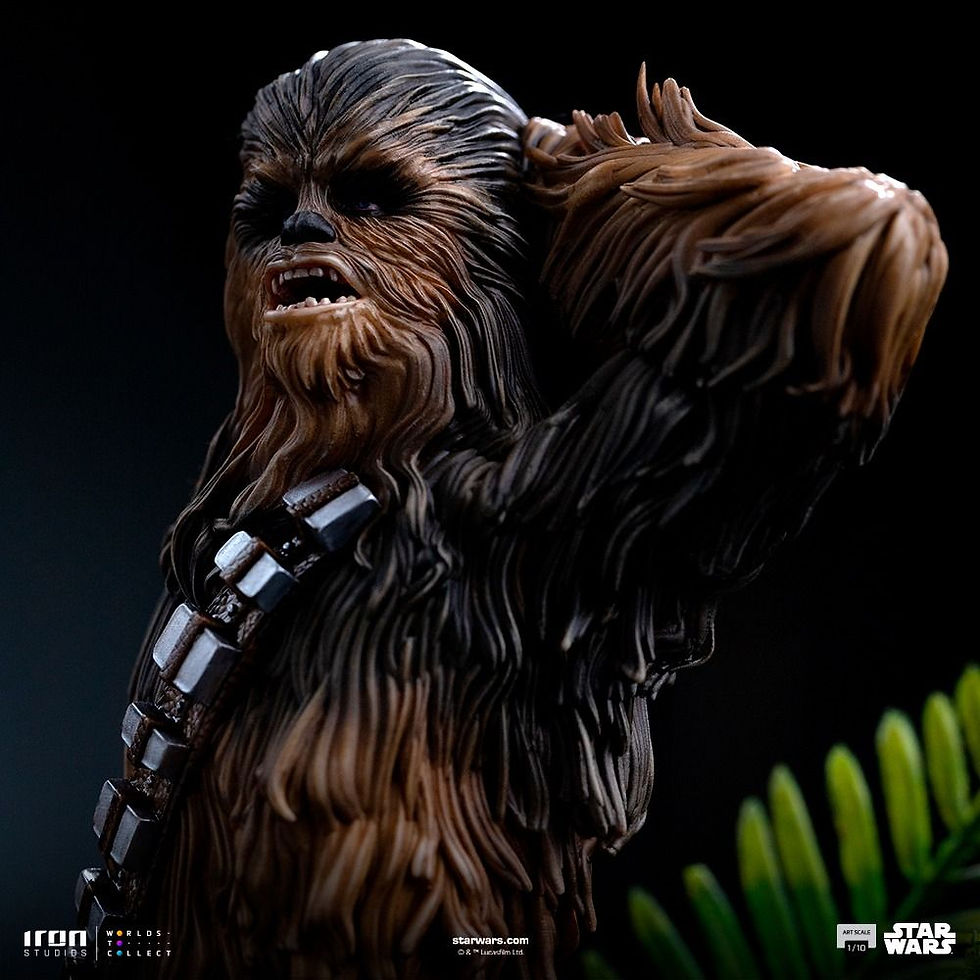 Thumbnail: Iron Studios Chewbacca and Tokkat - Star Wars - Art Scale 1/10 Statue 4