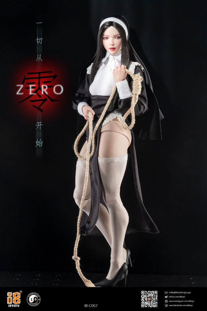 Thumbnail: i8TOYS I8-C007 Healing Nun Set - Zero 1/6 Costume Set 4