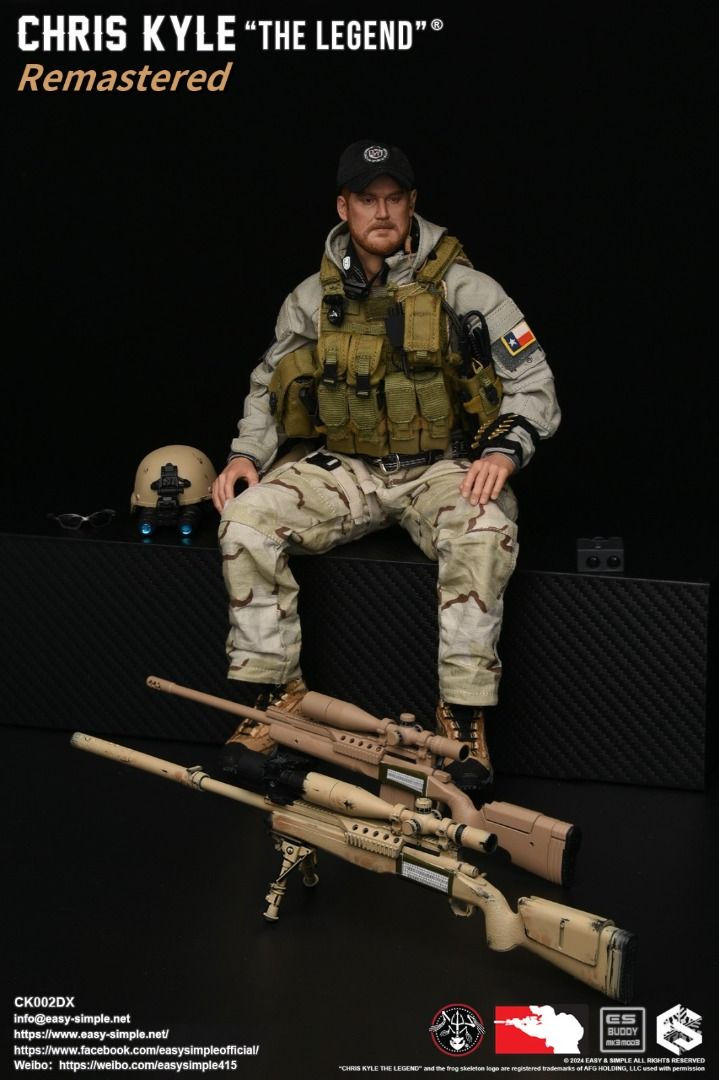 BlackOpsToys x Easy&Simple CK002R / CK002DX Chris Kyle "The Legend" Remastered 2