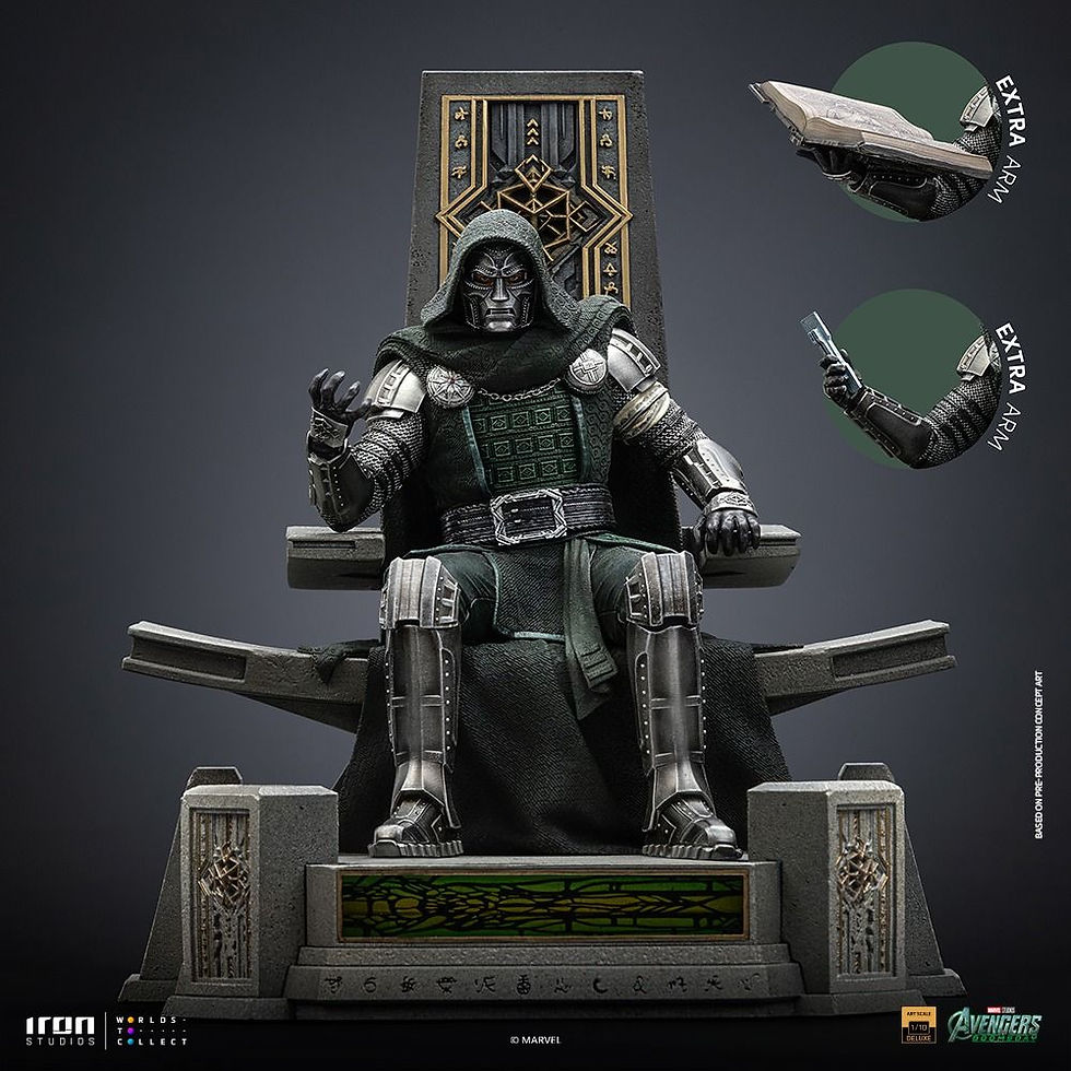 Iron Studios Doctor Doom on Throne - Avengers: Doomsday - Art Scale 1/10 Statue