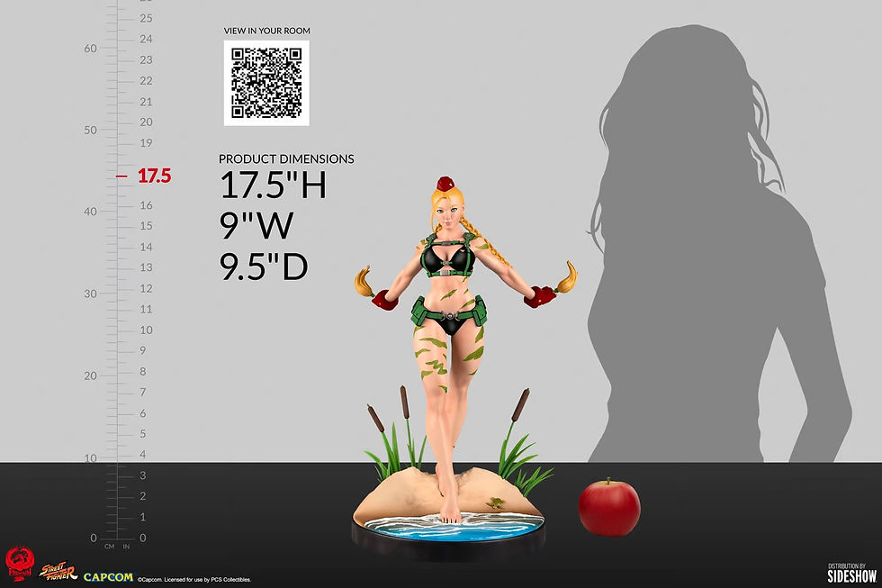 Thumbnail: Sideshow Season Pass Cammy / Red Variant / Player 2 Statue by PCS