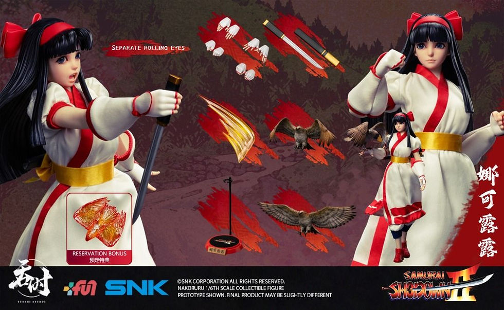 Thumbnail: Tunshi Studio TS-018 Samurai Shodown II – Nakoruru 1/6 Figure 7