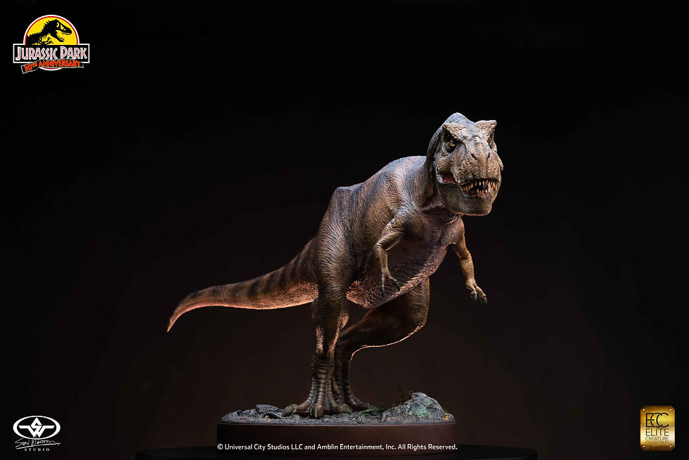 Elite Creature Collectibles Jurassic Park's T-Rex 1:12 Scale Maquette