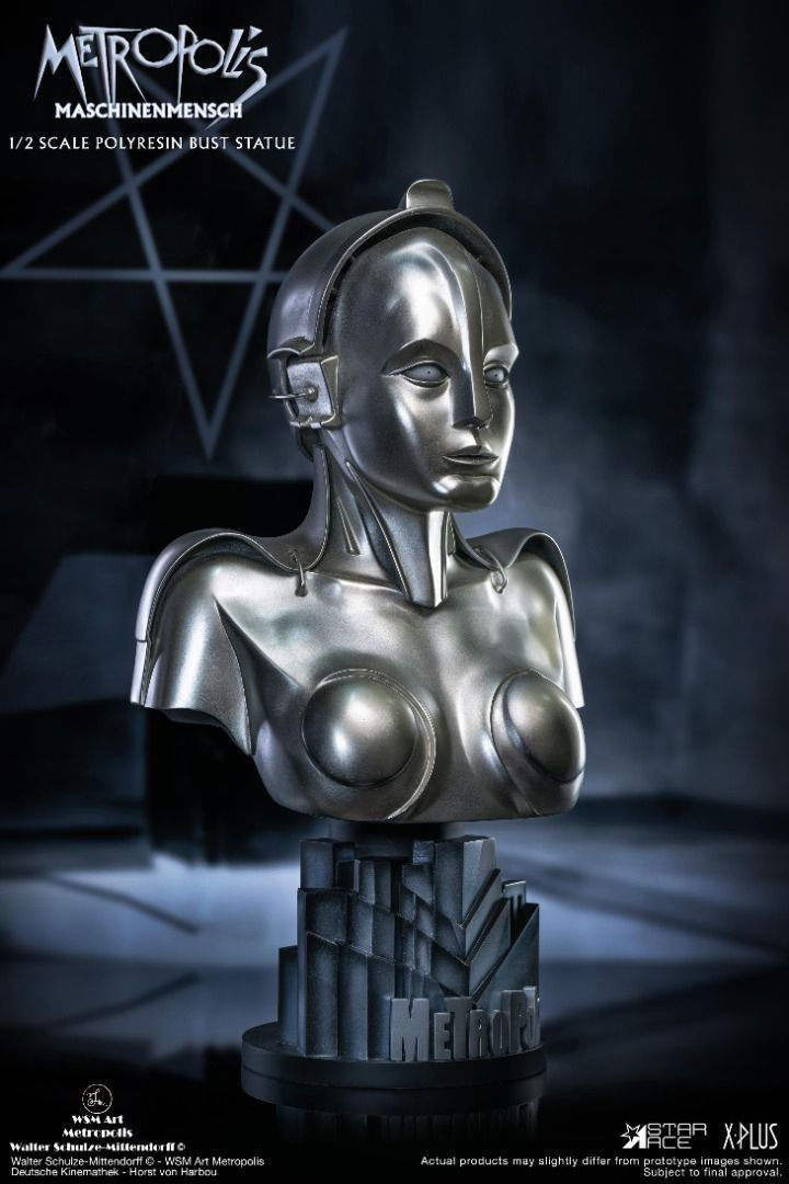 Thumbnail: Star Ace Toys SA7004 Metropolis Maschinenmensch Maria 1/2 Bust 5