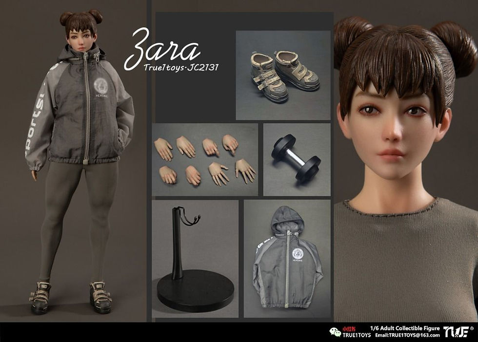 Thumbnail: True1Toys JC2131 Sporty Girl Zara 1/6 Figure 9