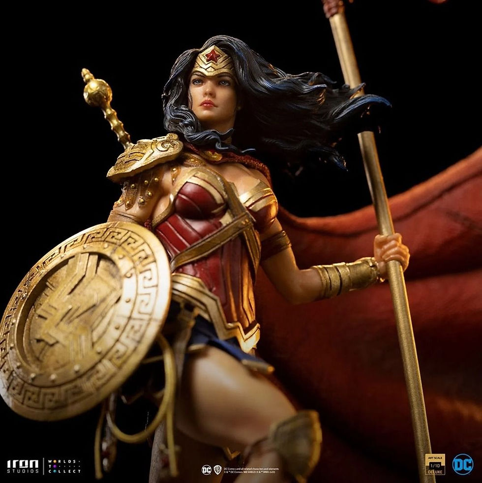 Iron Studios Wonder Woman Unleashed Deluxe - DC Comics - Art Scale 1/10 Statue 2