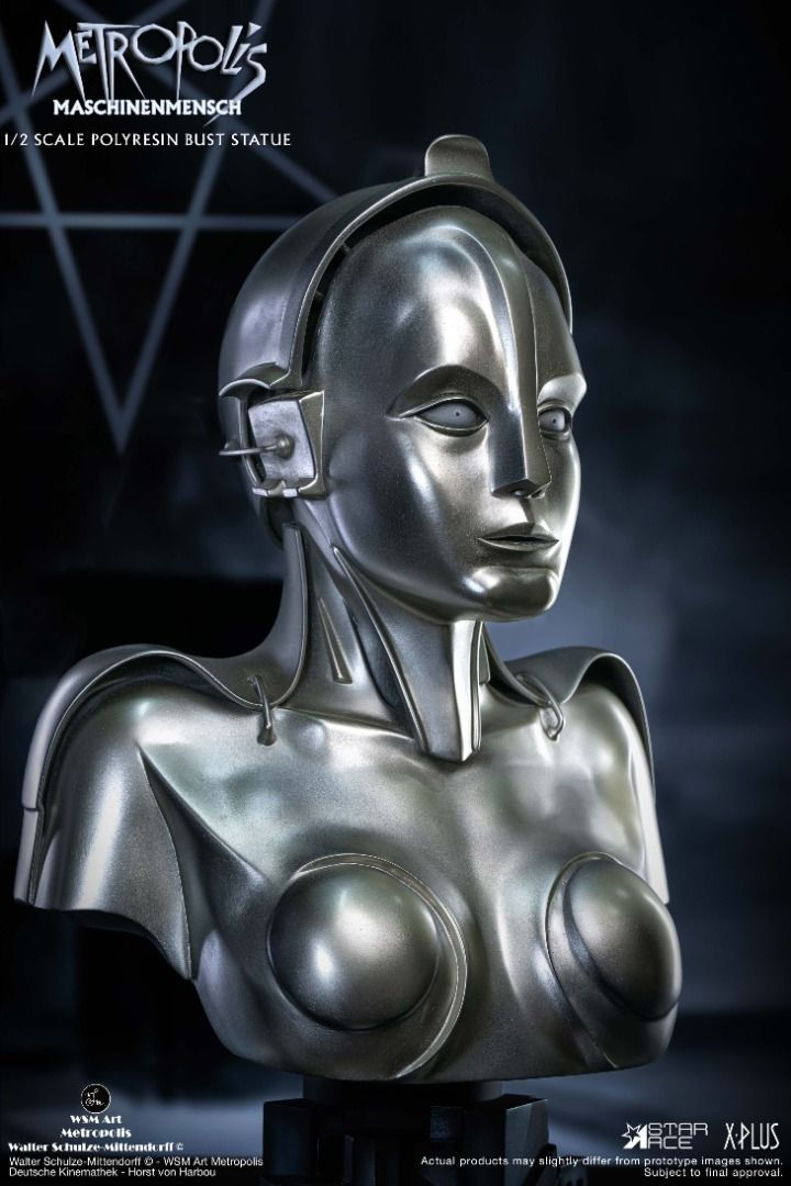 Thumbnail: Star Ace Toys SA7004 Metropolis Maschinenmensch Maria 1/2 Bust 6