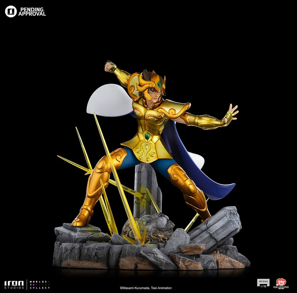 Thumbnail: Iron Studios Leo Aiolia - Saint Seiya - Art Scale 1/10 Statue 2