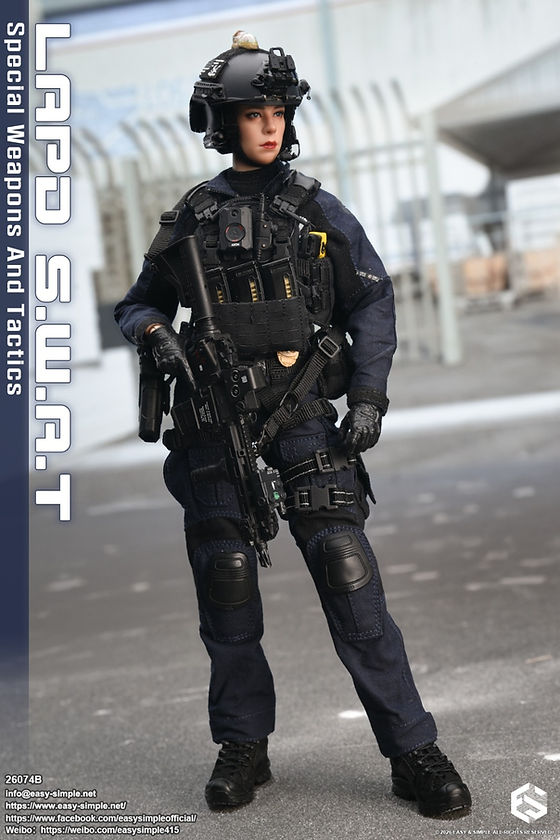 Easy&Simple 26074B LAPD S.W.A.T Special Weapons And Tactics 1/6