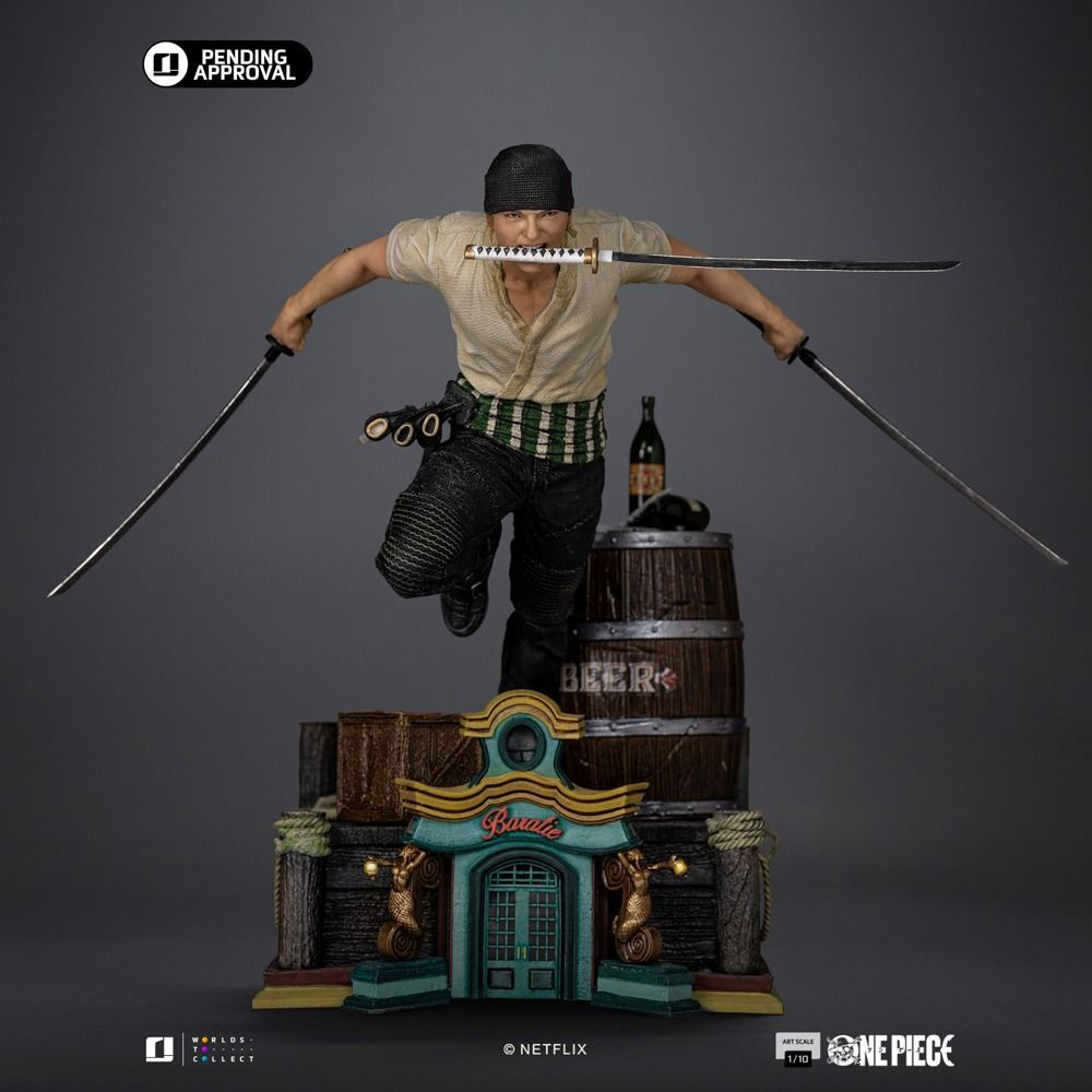 Iron Studios Roronoa Zoro - One Piece - Art Scale 1/10 Statue