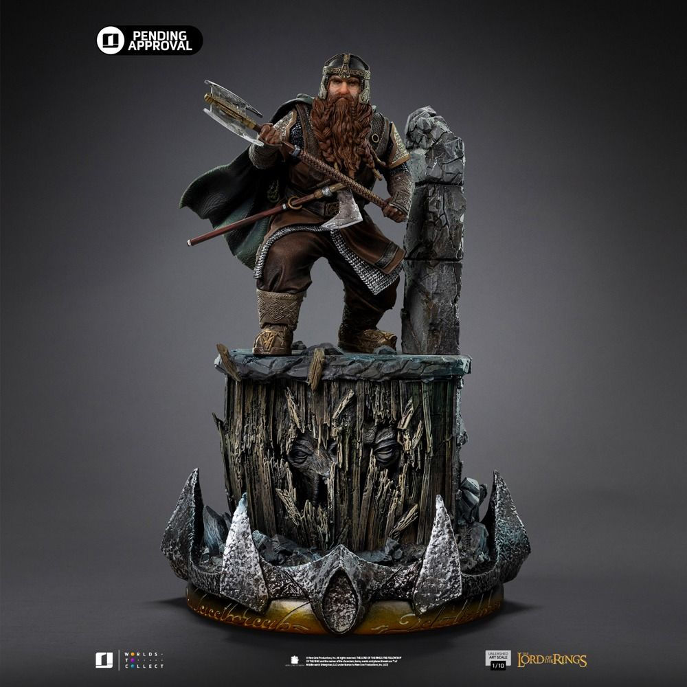 Iron Studios Gimli Unleashed - The Lord of the Rings - Art Scale 1/10 Statue