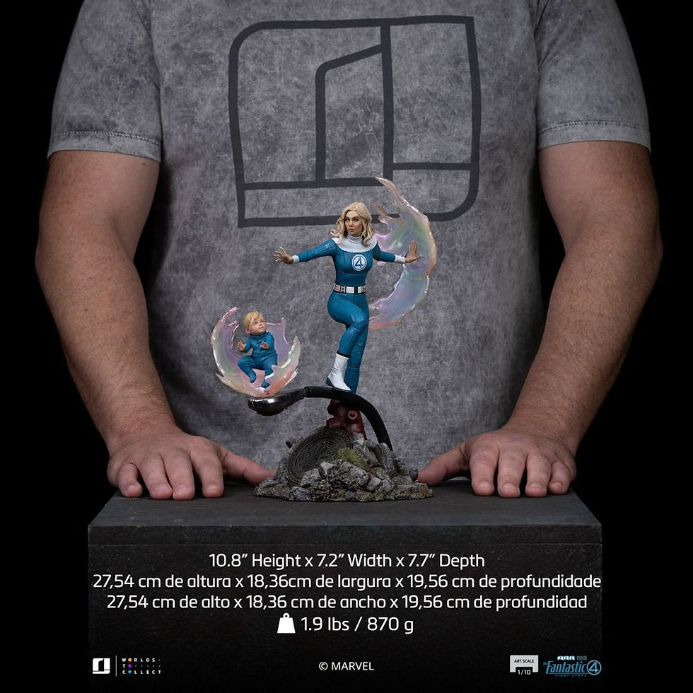 Thumbnail: Iron Studios Invisible Woman - The Fantastic Four: First Steps - Art Scale 1/10 9