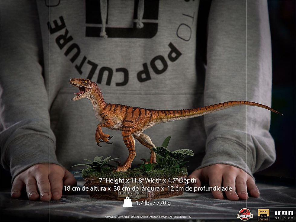 Thumbnail: Iron Studios Velociraptor (Deluxe) – Jurassic Park: The Lost World 1/10 Statue