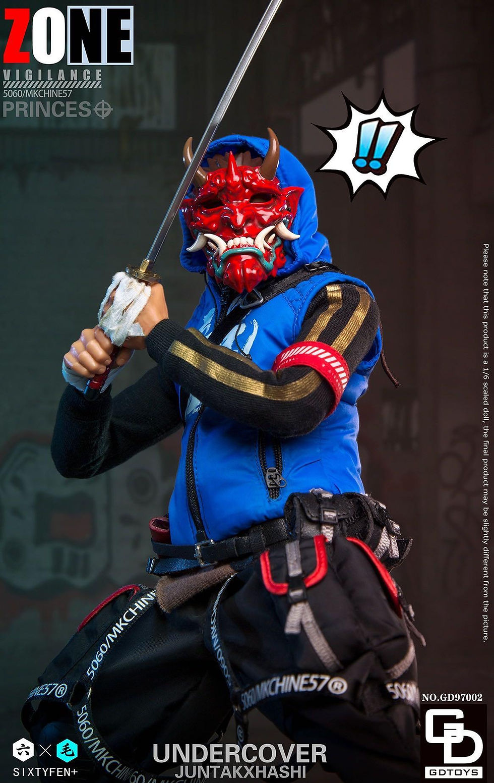 Thumbnail: GDTOYS GD97002 Undercover ZONE Vigilance Princes 1/6 Figure