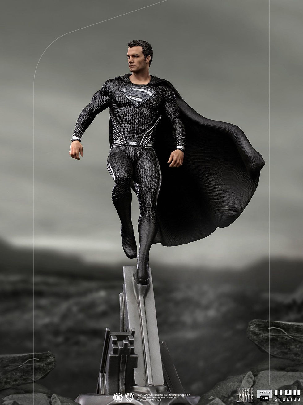Iron Studios Superman Black Suit Art Scale 1/10 – Zack Snyder’s Justice League