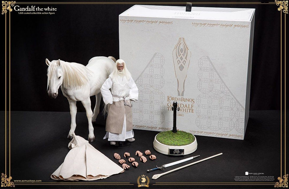 Thumbnail: Asmus Toys LOTR003 LOTR Gandalf The White 1/6 Figure