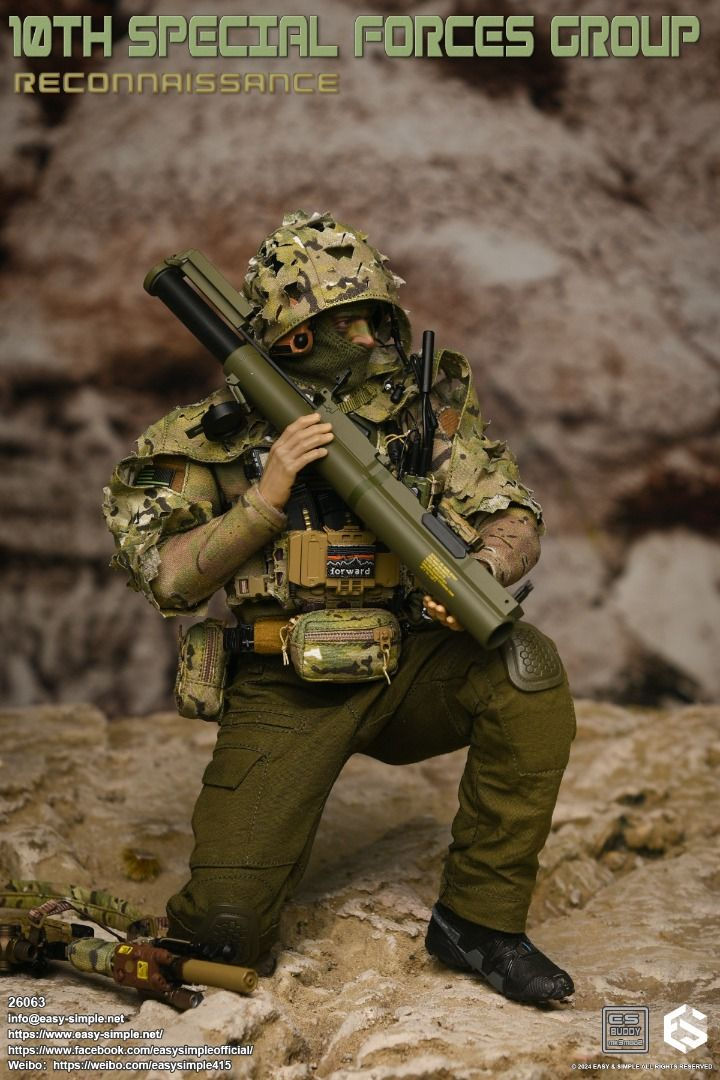 Easy&Simple 26063 10TH SPECIAL FORCES GROUP Reconnaissance 1/6 Figure 2