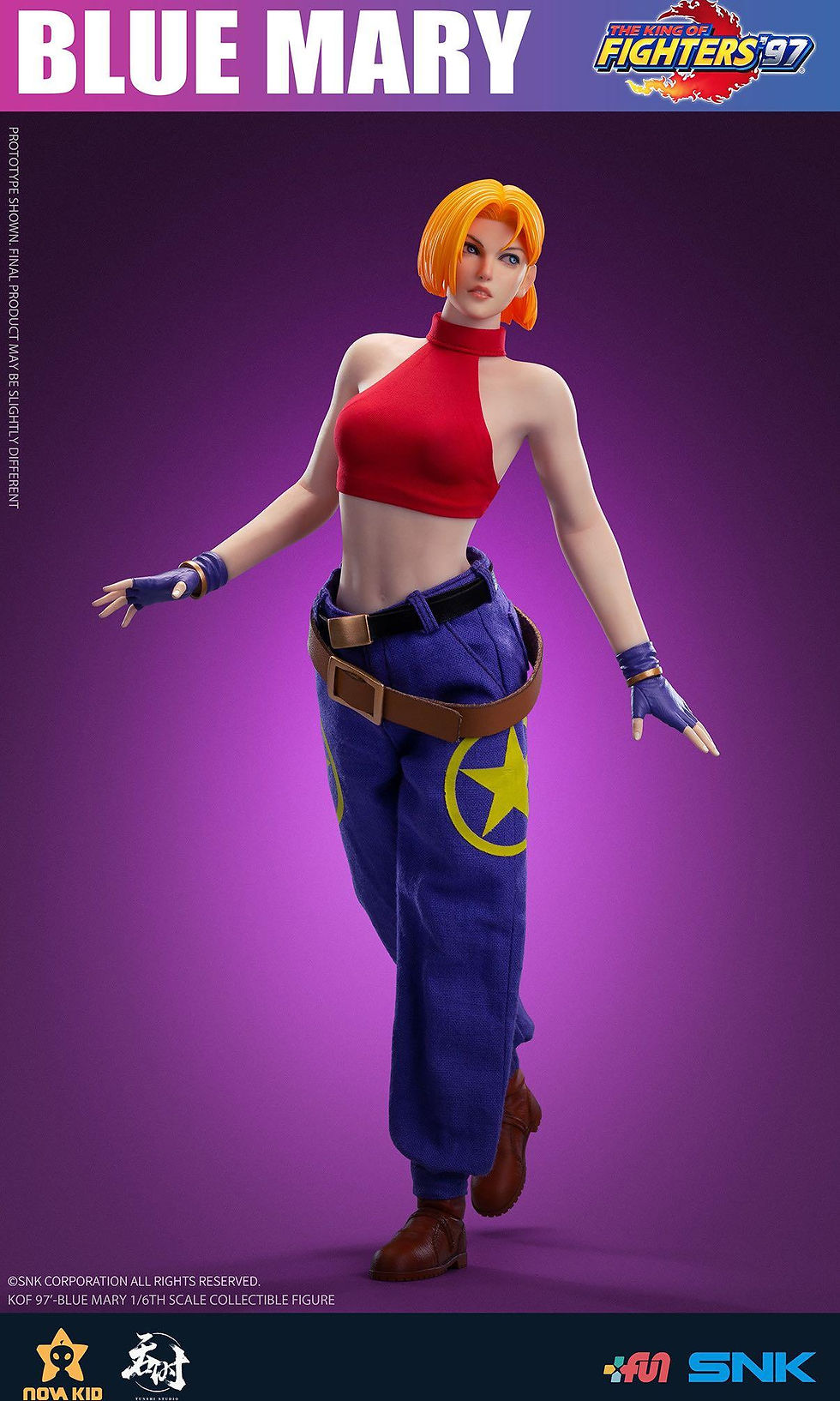 Thumbnail: Tunshi Studio X Nova Kid TS-XZZ-001 KOF 97 Blue Mary 1/6 Figure