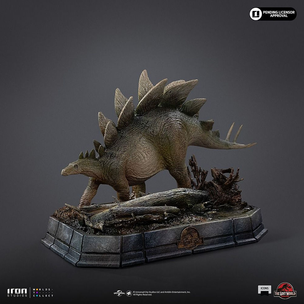 Iron Studios Stegosaurus - The Lost World: Jurassic Park - Icons 1