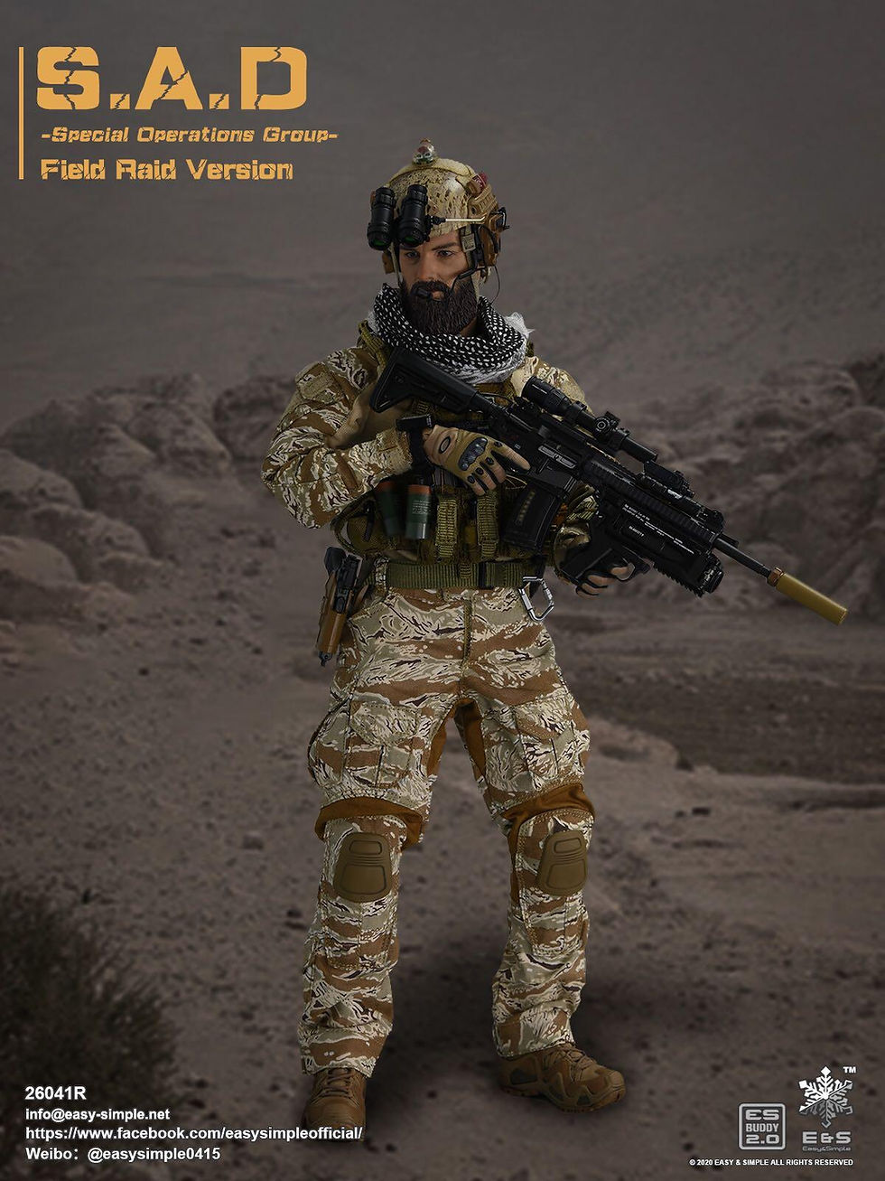 Thumbnail: Easy&Simple 26041R S.A.D Special Operation Group Field Raid Version 1/6 Figure