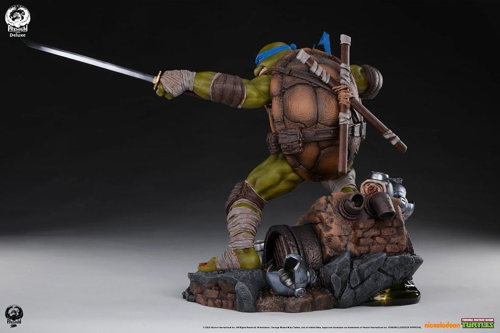Thumbnail: Sideshow 9130382 Leonardo Deluxe Edition 1:3 Scale Statue by PCS 5