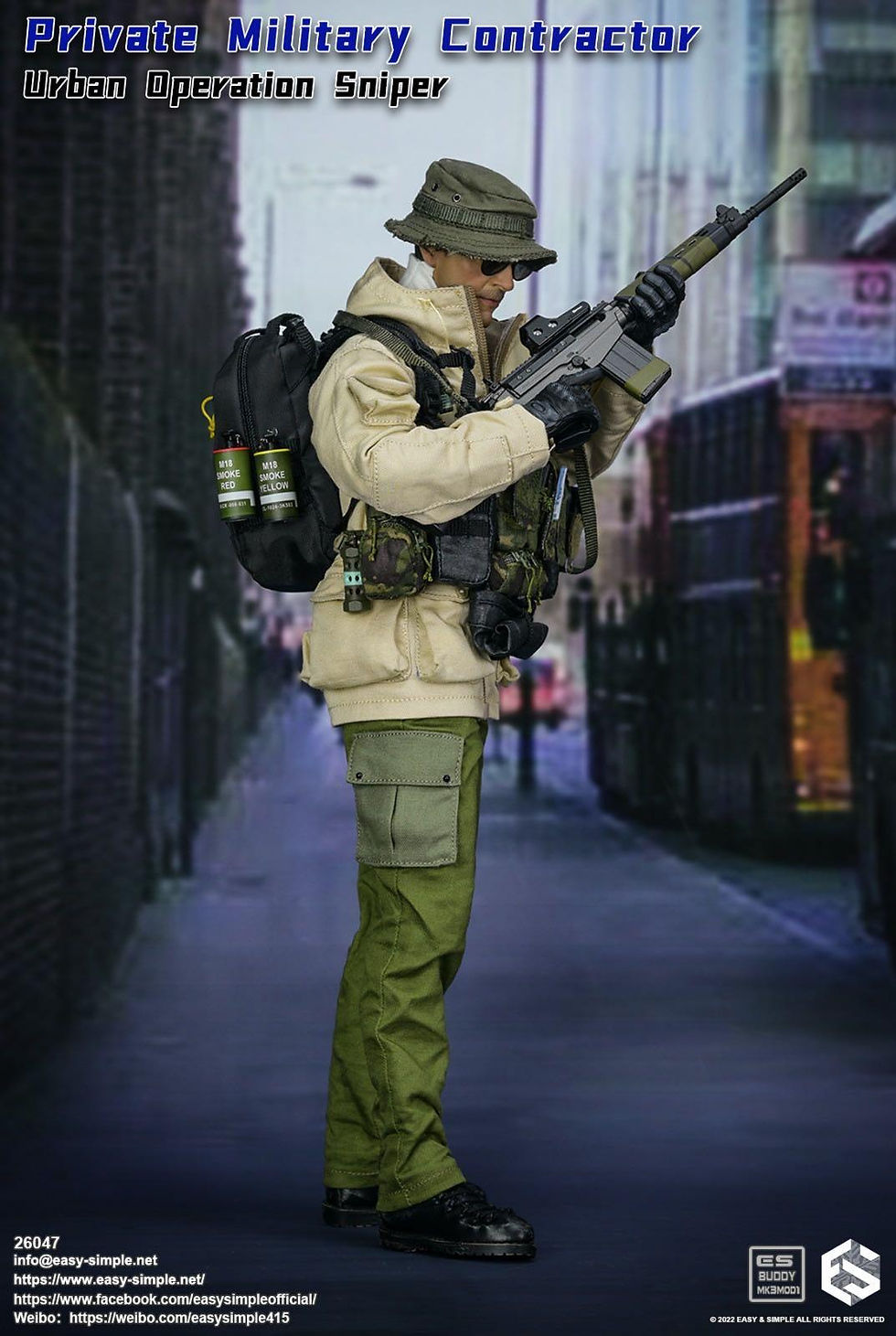 Thumbnail: Easy&Simple 26047 Private Military Contractor Urban Operation Sniper