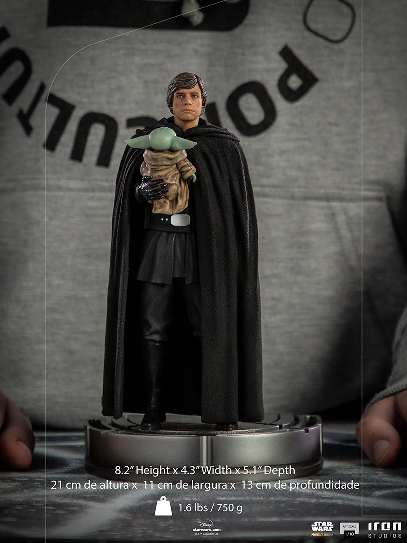 Thumbnail: Iron Studios Luke Skywalker and Grogu – The Mandalorian Art Scale 1/10 Statue