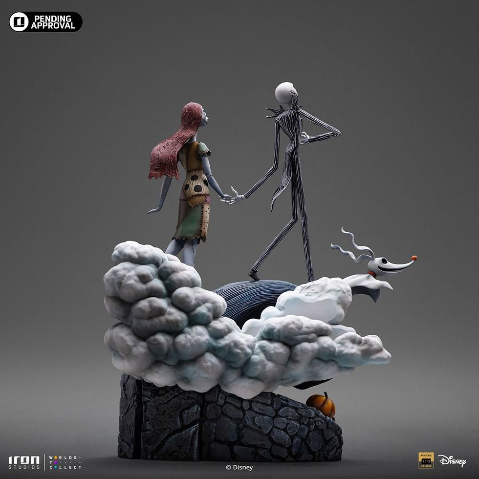 Thumbnail: Iron Studios Jack and Sally - Nightmare Before Christmas - Deluxe Art Scale 1/10 5