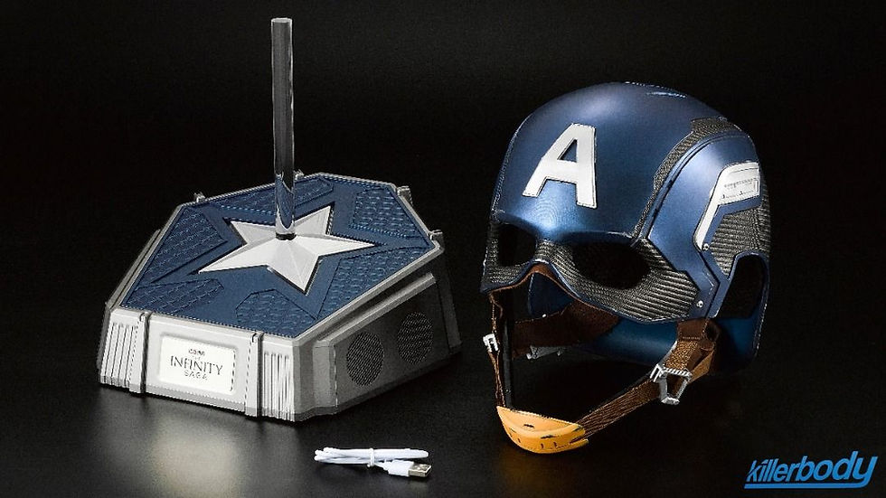 Thumbnail: Killerbody KB20096 The Infinity Saga Captain America 1/1 Scale Helmet 5