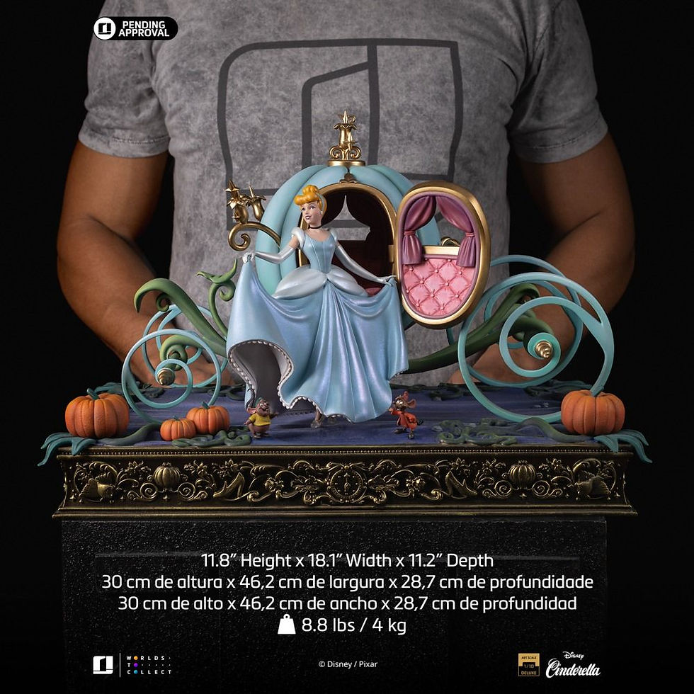 Thumbnail: Iron Studios Cinderella Deluxe - Disney Classics - Art Scale 1/10 Statue 9