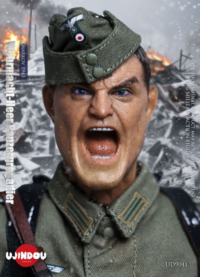 Thumbnail: UJINDOU UD9041 WWII Wehrmacht-Heer Panzergrenadier Kharkov 1943 7