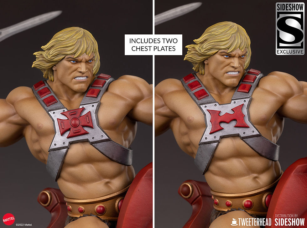 Thumbnail: Sideshow SS909511 He-Man and Battle Cat Classic Deluxe Maquette by Tweeterhead