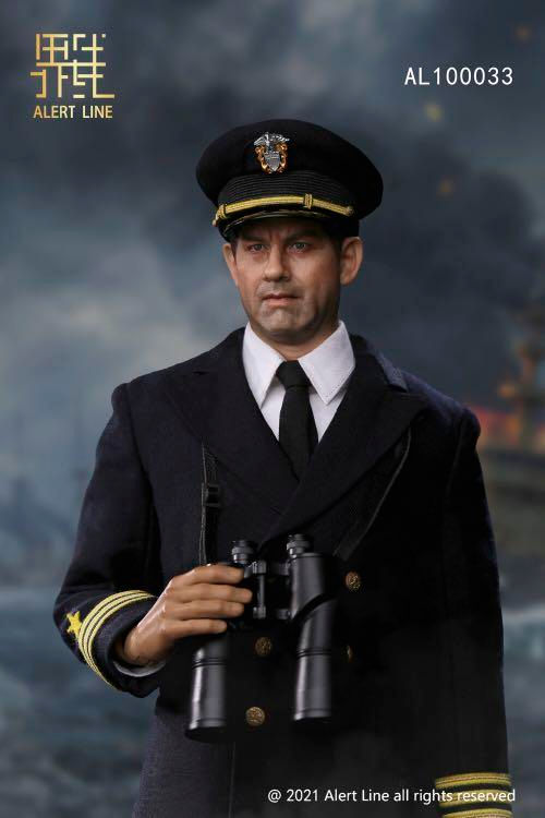 Thumbnail: Alert Line AL100033 WWII U.S. NAVY Destroyer Commander 1/6 Figure