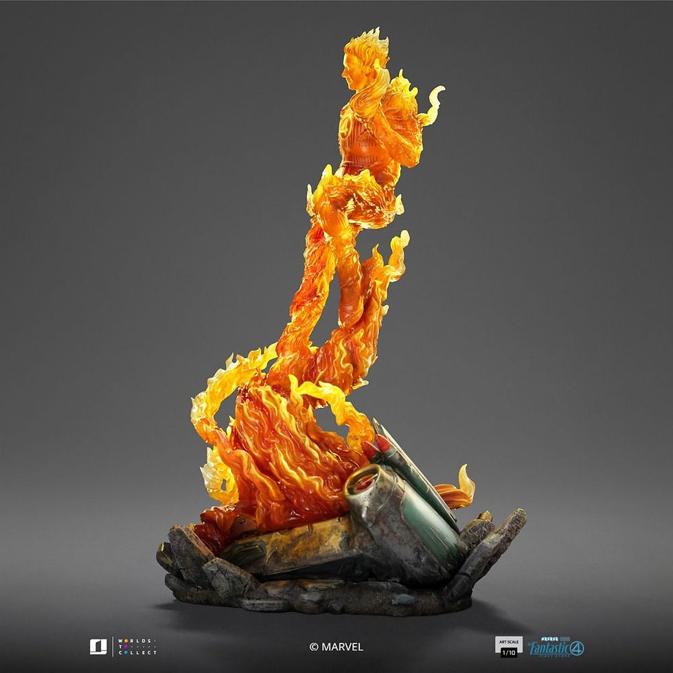 Thumbnail: Iron Studios Human Torch - The Fantastic Four: First Steps - Art Scale 1/10 3