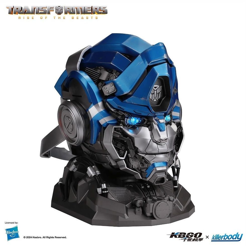 Thumbnail: Killerbody KB20069-57 Transformers Rise of the Beasts Mirage 1:1 Helmet 4