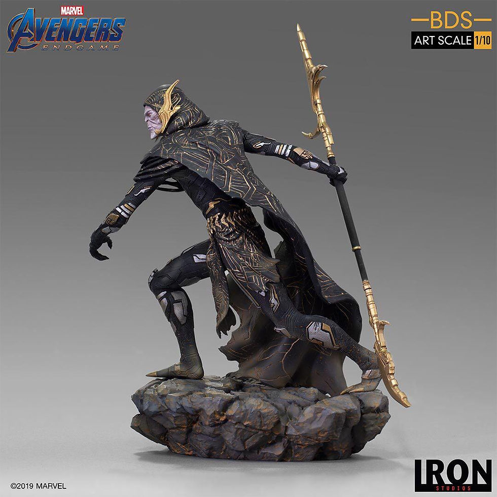 Thumbnail: Iron Studios 1/10 art scale Black Order Corvus Glaive statue