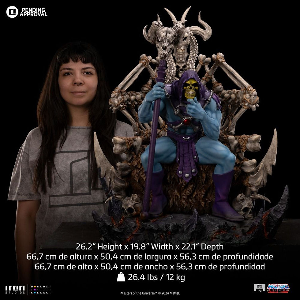 Thumbnail: Iron Studios Skeletor (10th anniversary) Masters of the Universe 1/3 Statue 9